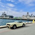 Steve Loeffler 1969 TR6 San Diego Naval Base California